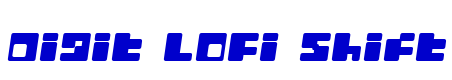 Digit LoFi Shift 字体